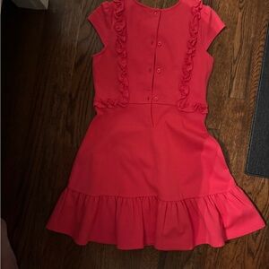 Janie and Jack Vibrant Pink Ruffle Dress